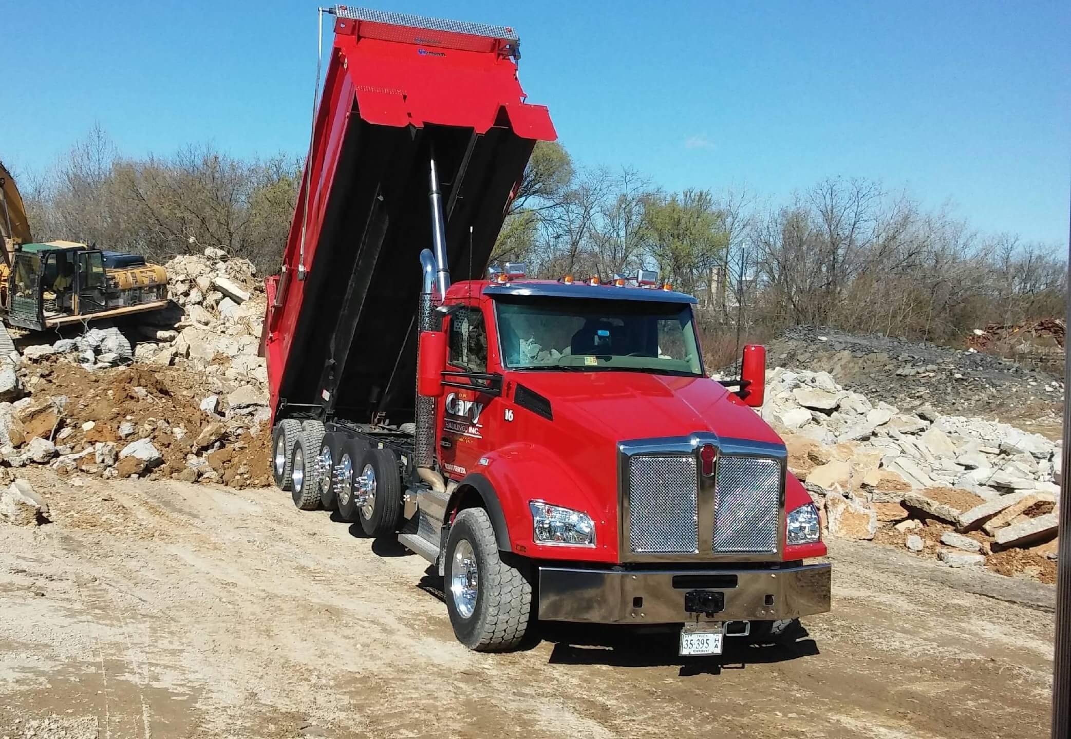 Truck with Trailer Lifted 